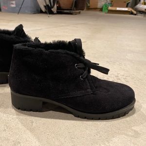 Prada suede boot